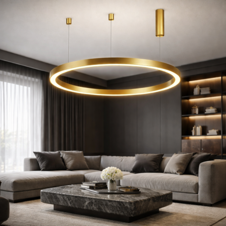 Candelabru Led living Hall Gold Corp - Aluminiu