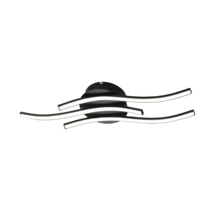 Lustra Led Black Waves 48W