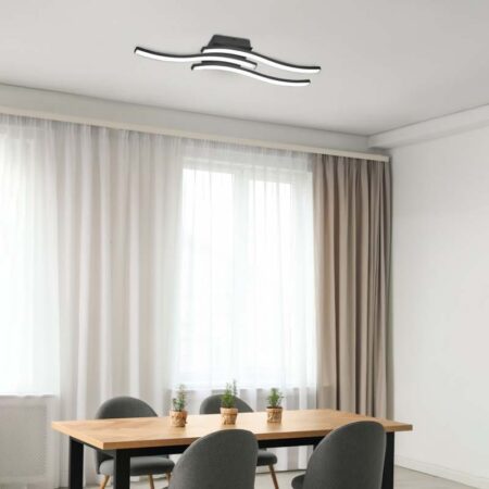 Lustra Led Waves BK