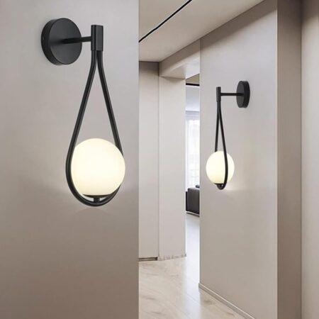 Iluminat Interior Happy Light Aplica de perete Blossom Black