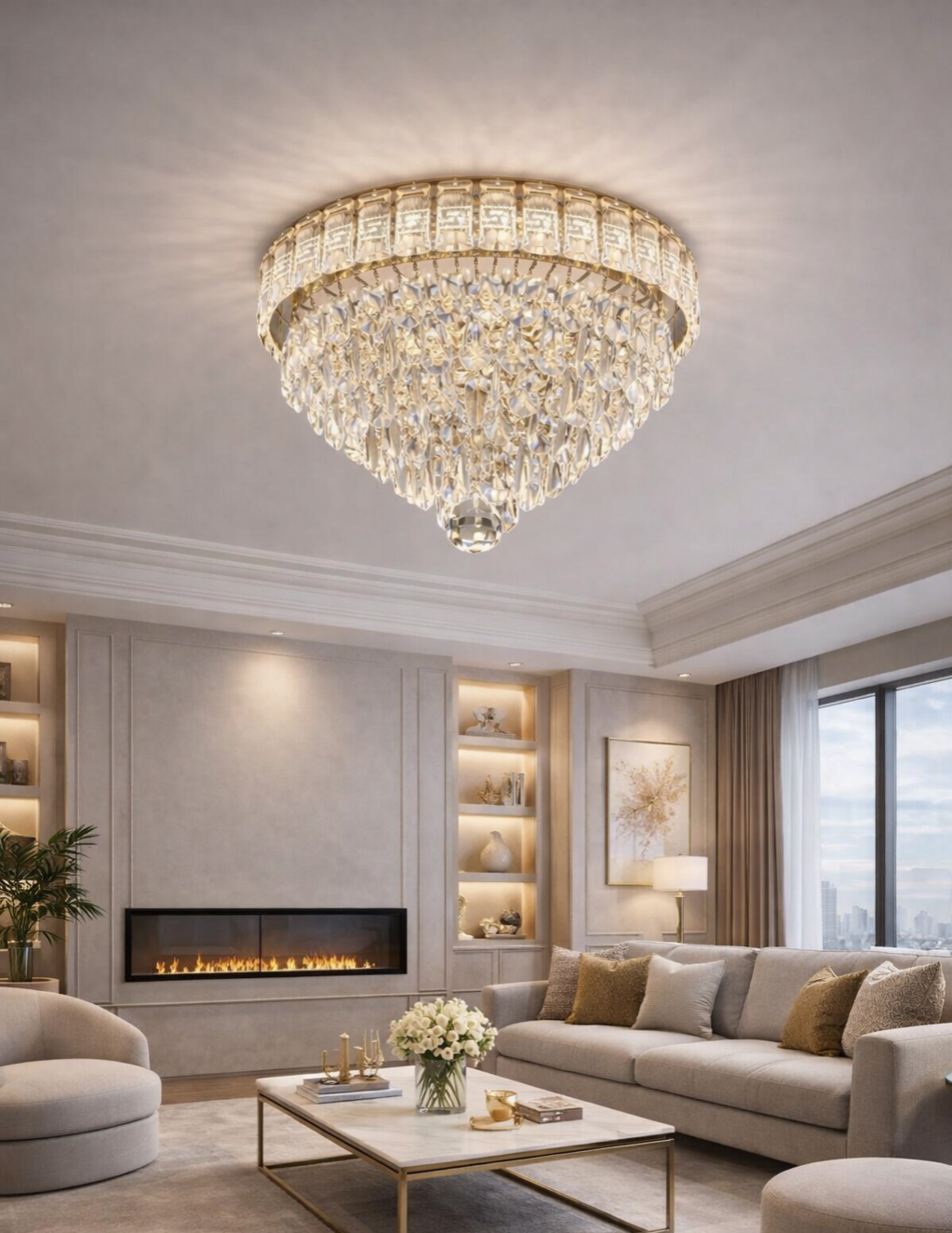 Candelabru Led Zircon FGD D50cm Candelabru Led Zircon FGD D50cm
