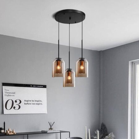 Lustra Gold Ember 3 becuri Happy Light
