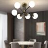 Lustra Sparkle M2 6 Globuri sticla mata Happy Light