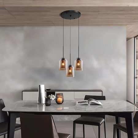 Lustra dining Gold Ember 3 becuri