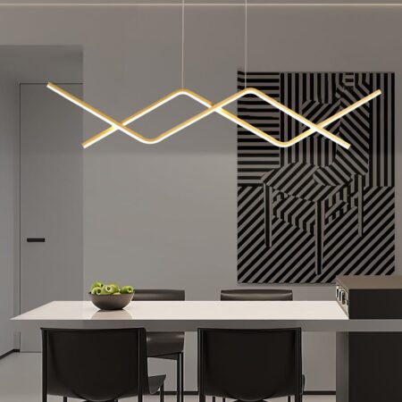 Candelabru Led Flux Auriu Happy Light