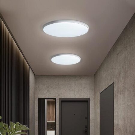 Plafoniera Led Land Argintiu 40W Lumină rece