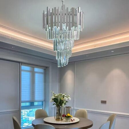Candelabru Crystal Ice K9 40x55cm Happy Light