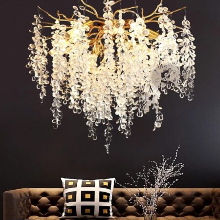 Candelabru auriu Afrodita 45cm