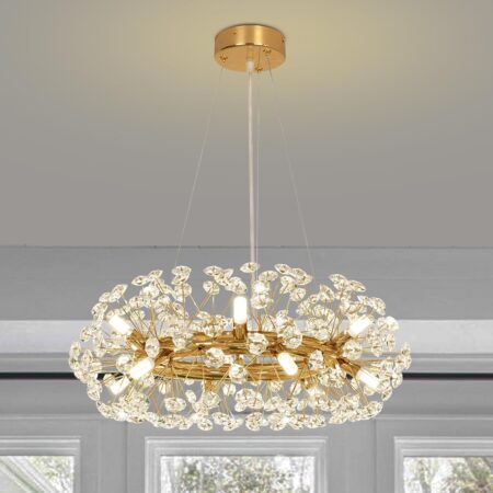 Candelabru auriu Glade 40cm Happy Light