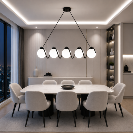 Candelabru Colar Black 5 - glob mare