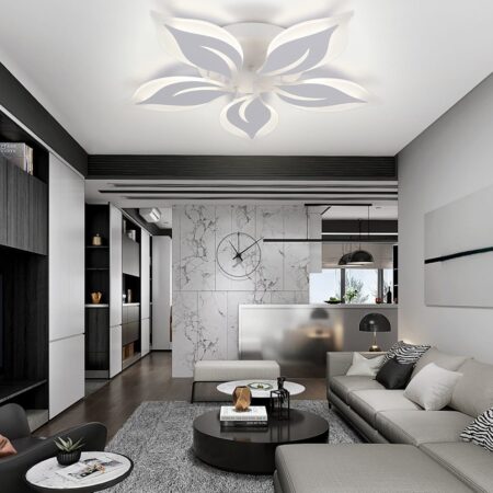 Lustra Led living Dalia 120W cu telecomandă Happy Light