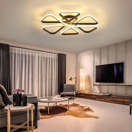 Lustra Led living Norden BK 188W cu telecomandă