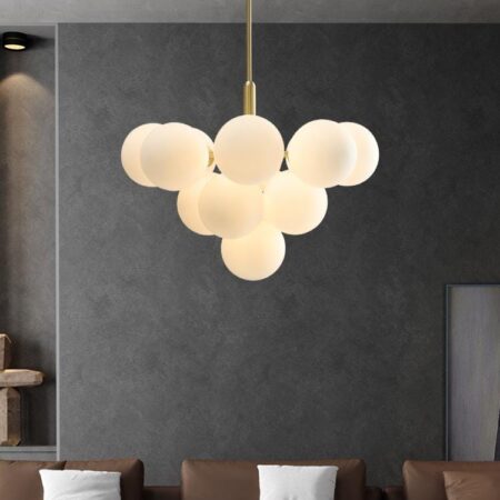 Lustra living Amaretto Gold 13 Globuri