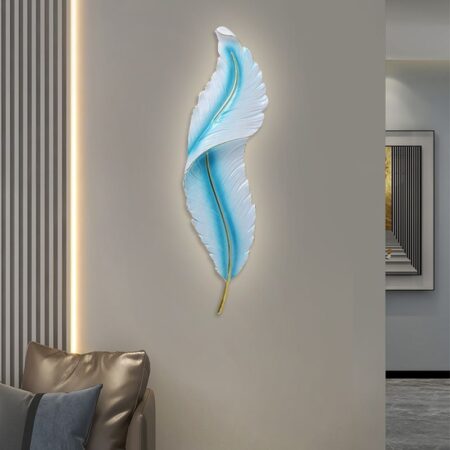 Aplica Led Design Pană Albastru Happy Light
