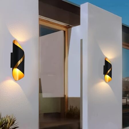 Aplica Led Exterior Collar Black M2 10W