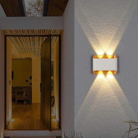 Aplica Led Exterior Gold Warm WH 4W Happy Light