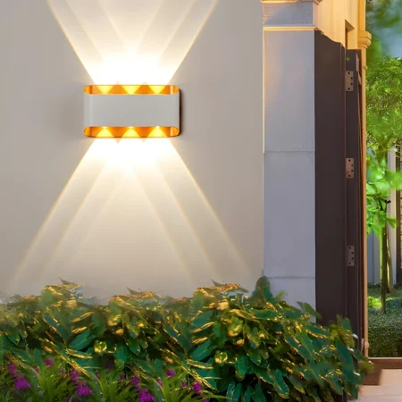 Aplica Led Exterior Gold Warm WH 6W Happy Light