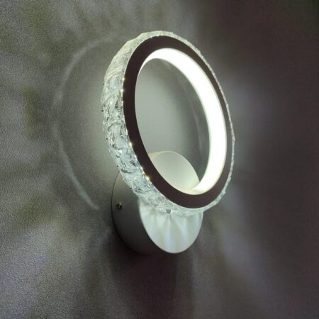 Aplica de perete Roundness Crystal White