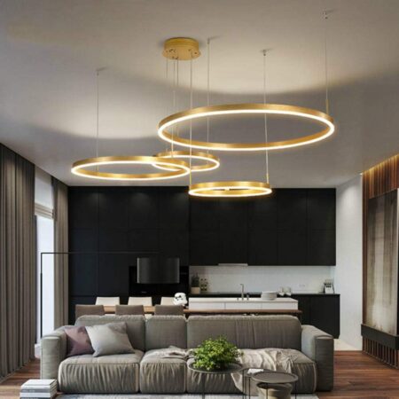 Candelabru Led Halos Auriu Happy Light