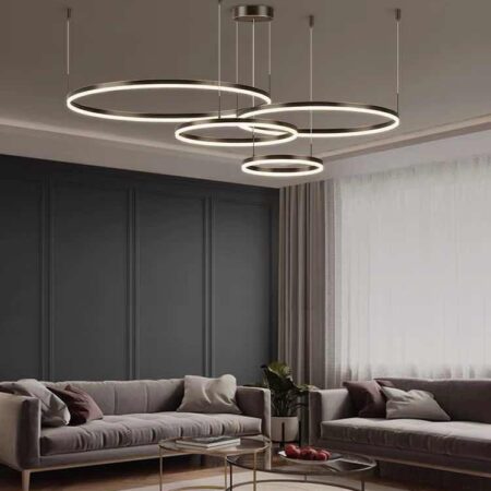 Candelabru Led Halos Negru Happy Light