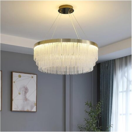 Candelabru auriu Halsey K9 Happy Light