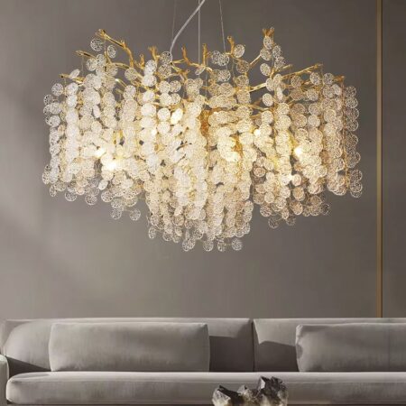 Candelabru auriu K9 Isis