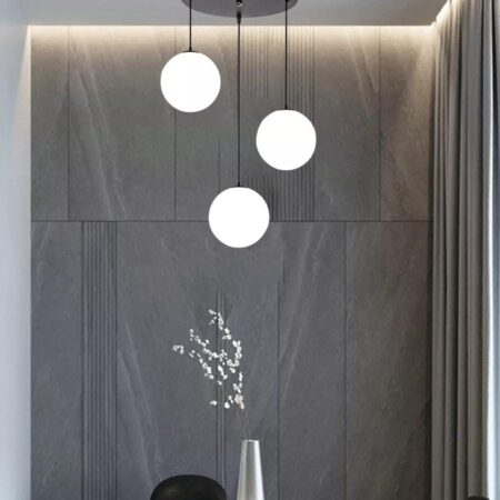Lustra cu globuri Snow Black