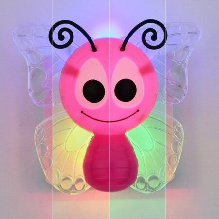 Lampa de veghe pentru copii Fluture cu senzor