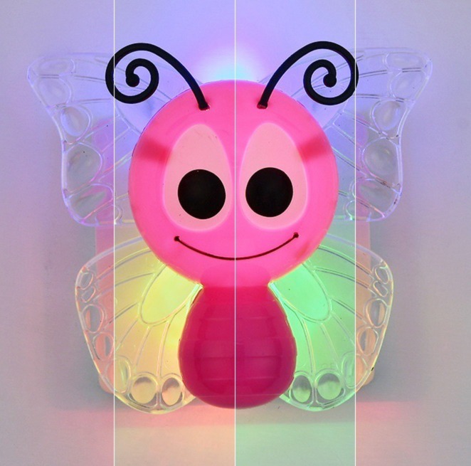 Lampa de veghe pentru copii Fluture cu senzor Lampa de veghe pentru copii Fluture cu senzor