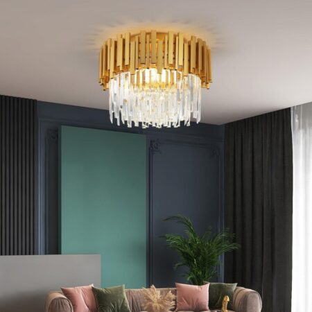 Candelabru auriu Belezza (fără lanț)