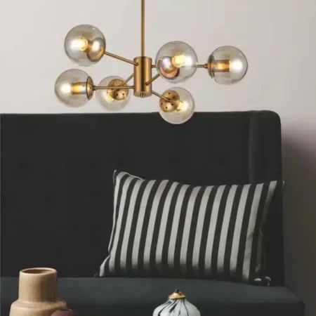 Lustra living Camel Gold 6 globuri Happy Light