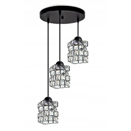 Pendul Holly Black SQ Trio Happy Light