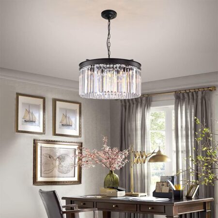 Candelabru Atena Black 40cm Happy Light