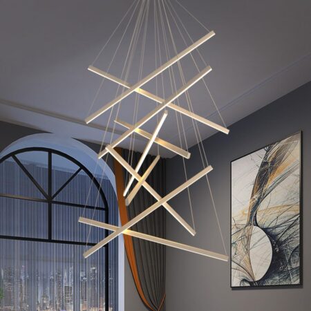 Candelabru Led Urban White 9 segmente