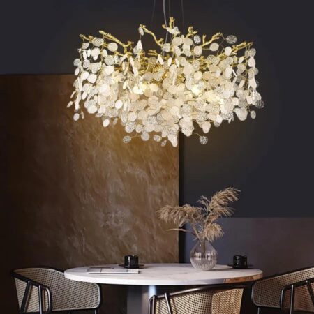 Candelabru auriu Isis 50cm Happy Light