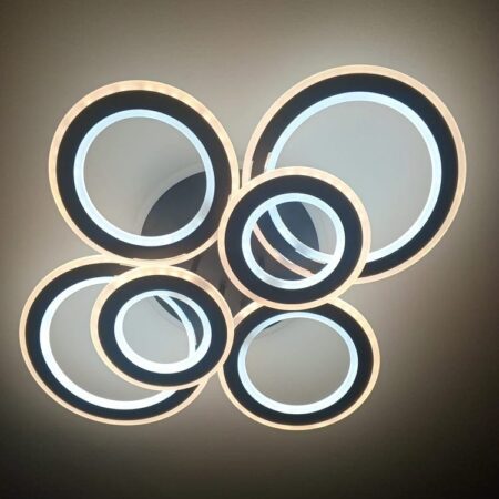 Lustra Led Blend Black RGB 228W cu telecomandă Happy Light
