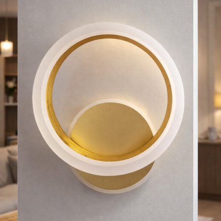 Aplica Led Circulo Gold 24W