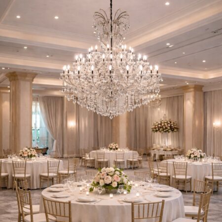 Candelabru Imperial Argintiu 200x160cm