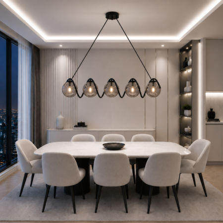 Candelabru Negru Colar Dark 5