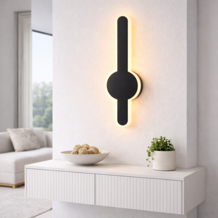 Aplica Led Orion Black 40cm Happy Light