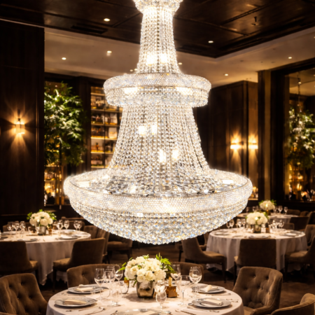 Candelabru Crystal Balls Silver