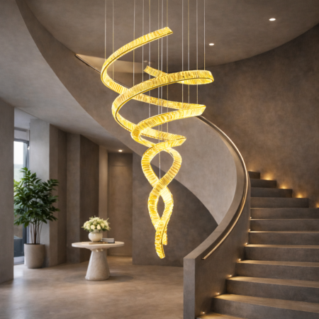 Candelabru Led Spiral Lux 100x230cm cu telecomandă