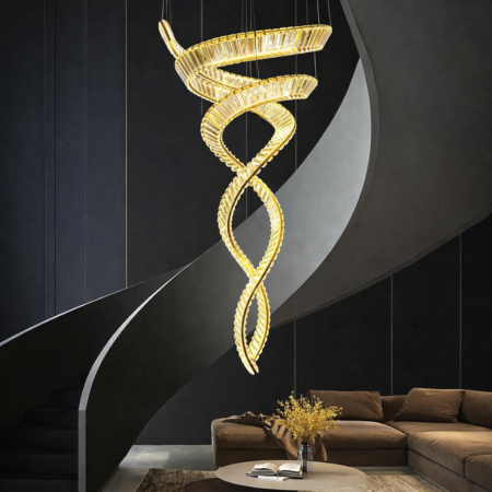 Candelabru Led Spiral Lux 60x130cm cu telecomandă