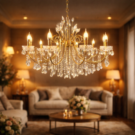Candelabru Regalia Gold 10 brațe