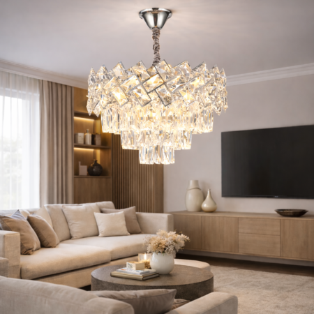 Candelabru Roncaro Silver 50cm Happy Light