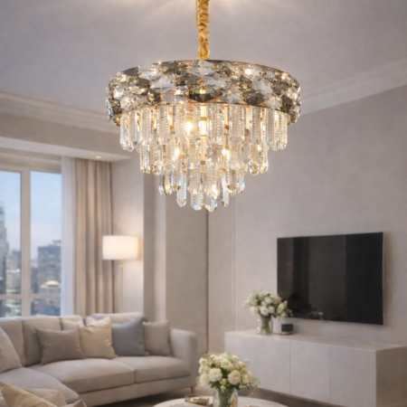 Candelabru auriu Verona 40cm Happy Light