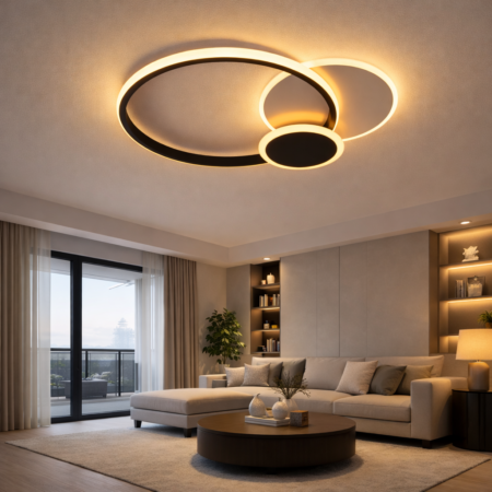 Lustra Led Contrast RD cu telecomandă