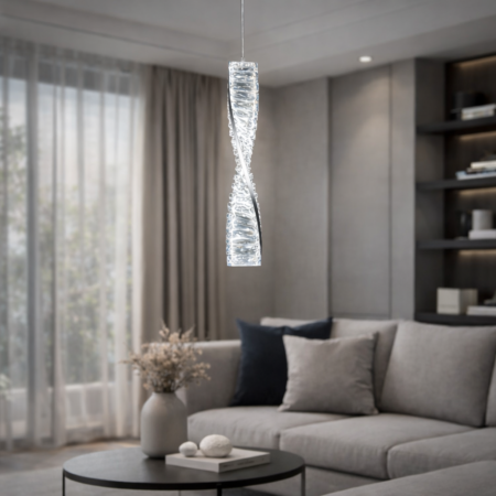 Pendul argintiu Ribbon K9