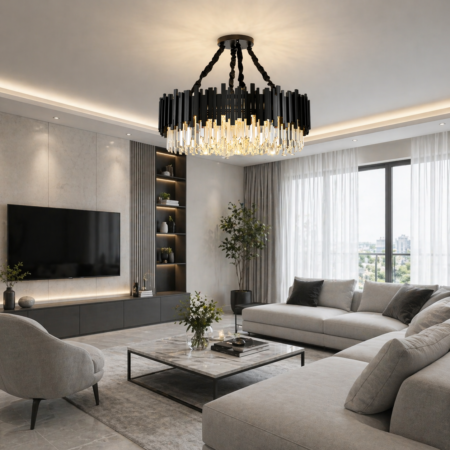 Candelabru Midnight BL 80cm