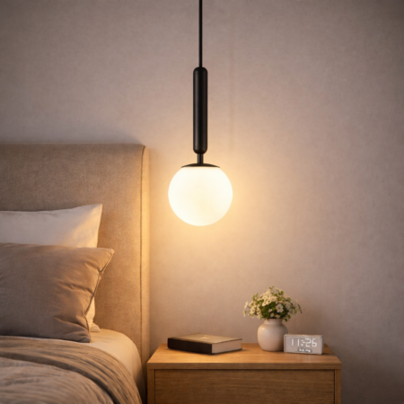 Pendul Pearl Black Happy Light